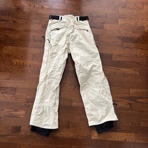 RLX Polo Sport Black and Cream Snow Pants